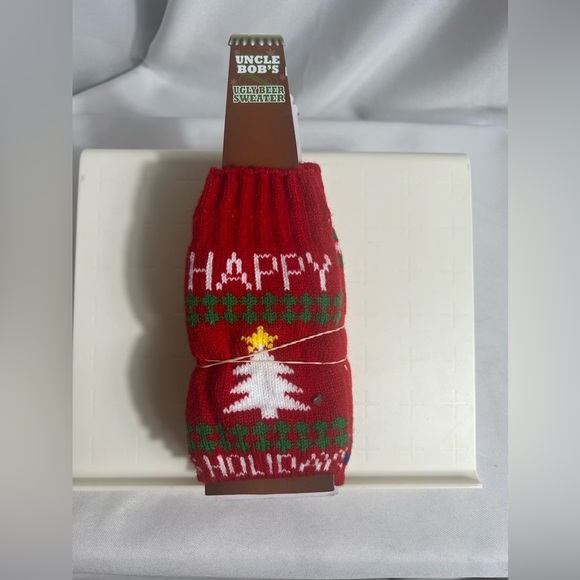 NEW Uncle Bob's Ugly Beer Bottle Sweater Set of 5  Christmas Prank Funny Gift - Picture 2 of 8